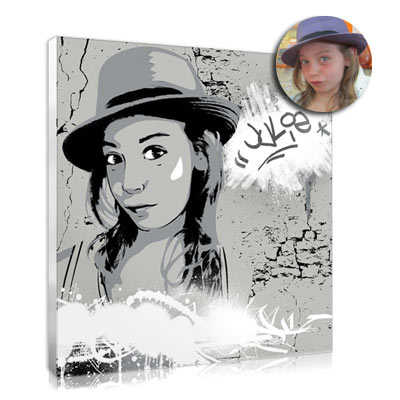 Christmas gift idea : the graffiti portrait