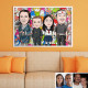 Offer a personalised Family photo in kawaii style